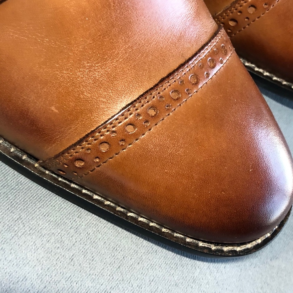 Nunn Bush Men's Shoes Cap Toe Oxford Comfort Gel - Picture 3 of 16